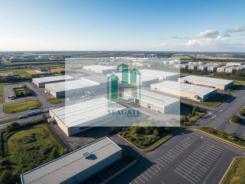 3 Aerial_view_of_a_cluster_of_large_warehouses_showcasing_their_roofs_and_surroundings. _The_scene_captures_multiple_warehouses_with_different_designs_and_sizes_surrounded_by_a_well_paved_parking_lot_and_green_areas. _. jpeg
