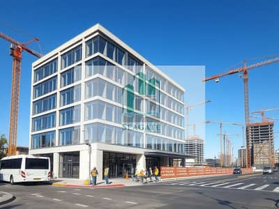 سكن عمال للايجار في المنطقة الصناعية، الشارقة - A_labor_accommodation_building_designed_similarly_to_the_reference_image_featuring_a_modern_multi_story_structure_with_large_glass_windows. _The_building_is_situated_at_an_intersection_with_a_bus_parked_nearby_and_wor. jpeg سكن عمال للايجار في المنطقة الصناعية، الشارقة - A_labor_accommodation_building_designed_similarly_to_the_reference_image_featuring_a_modern_multi_story_structure_with_large_glass_windows. _The_building_is_situated_at_an_intersection_with_a_bus_parked_nearby_and_wor. jpeg