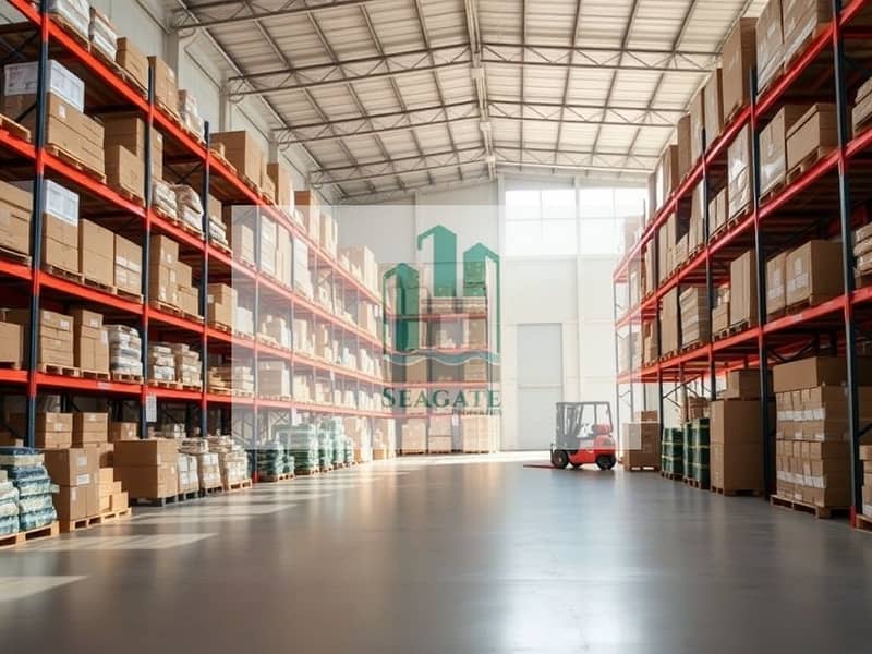 3 A_large_spacious_warehouse_interior_designed_for_storage. _The_scene_includes_tall_shelves_stacked_with_various_storage_boxes_pallets_with_goods_and_a_wide_aisle_for_easy_movement. _The_lighting_is_bright_creating_a_. jpeg