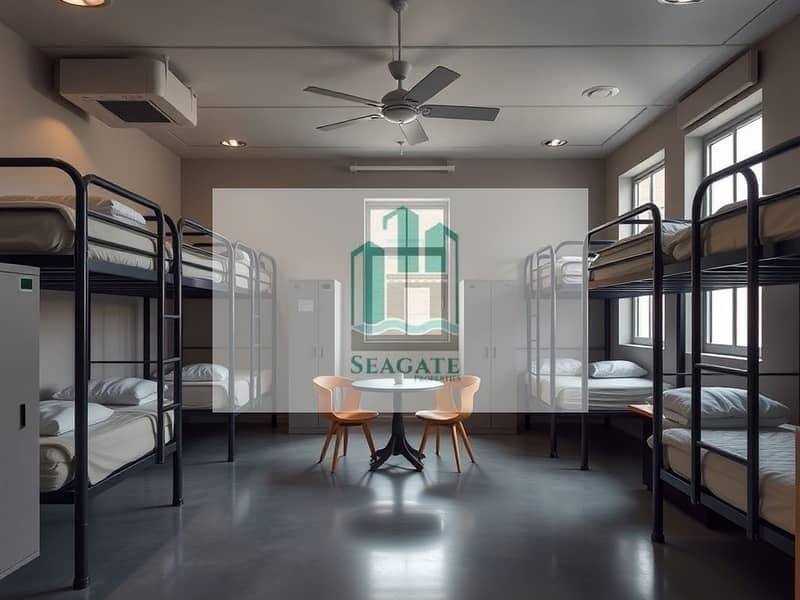 4 A_labor_camp_dormitory_room_designed_for_six_occupants_in_an_industrial_location. _The_setup_includes_three_sets_of_sturdy_metal_bunk_beds_and_a_minimalist_design. _The_walls_are_painted_in_calming_neutral_tones_and_th. jpeg