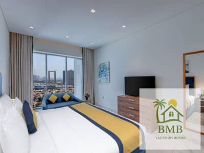 شقة فندقية 2 غرفة نوم للايجار في بر دبي، دبي - bedroom1. jpg