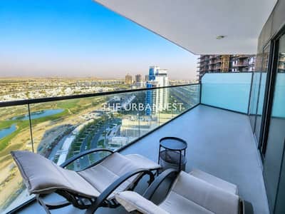 2 Bedroom Apartment for Rent in DAMAC Hills, Dubai - Fully Furnished | Golf Course Views | 6 Cheques