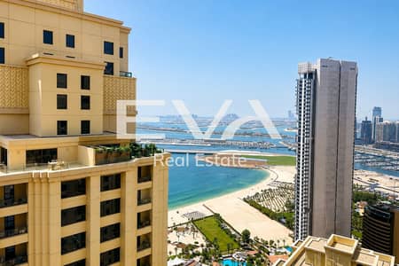 朱美拉海滩住宅（JBR）， 迪拜 4 卧室公寓待租 - 位于朱美拉海滩住宅（JBR），萨达夫社区，萨达夫8号楼 4 卧室的公寓 215000 AED - 15913574