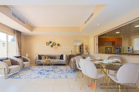 3 Bedroom Villa for Rent in Al Hamra Village, Ras Al Khaimah - Fully Furnished | Vacant | Swimming Pool View