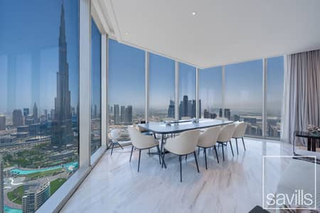 5 Bedroom Flat for Rent in Downtown Dubai, Dubai - Luxury Furnished | Penthouse | Burj View
