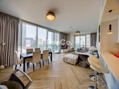 2 Bedroom Apartment for Rent in Bur Dubai, Dubai - Fully Furnished | Burj Khalifa View | High Floor