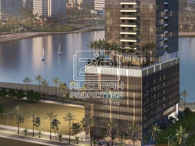 3 Bedroom Apartment for Sale in Al Mamzar, Sharjah - Exterior_04_Podium_Waterfront. jpeg