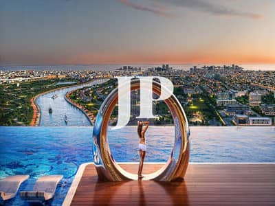 2 Schlafzimmer Wohnung zum zum Verkauf in Business Bay, Dubai - Pool with View-final. jpg 2 Schlafzimmer Wohnung zum zum Verkauf in Business Bay, Dubai - Pool with View-final. jpg