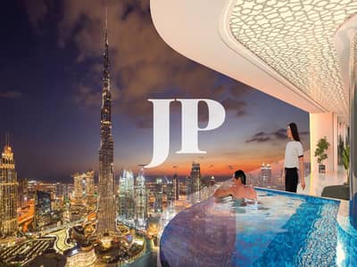 3 Bedroom Flat for Sale in Business Bay, Dubai - PRIVATE POOL BALCONY V004. jpg 3 Bedroom Flat for Sale in Business Bay, Dubai - PRIVATE POOL BALCONY V004. jpg