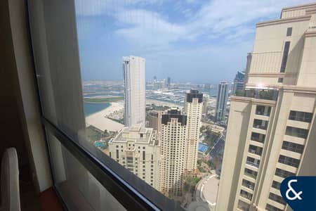 4 Bedroom Flat for Sale in Jumeirah Beach Residence (JBR), Dubai - 4 Bedrooms | Sea Facing | Long Balcony