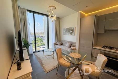 1 Bedroom Flat for Rent in Sobha Hartland, Dubai - Furnished | Multiple Cheques | Low Floor