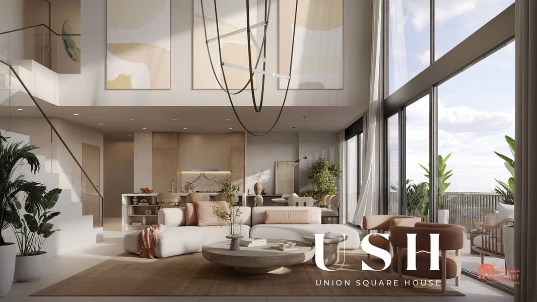 7 DISTRIKT Ghaf Woods_3BD Penthouse Living Room. jpg