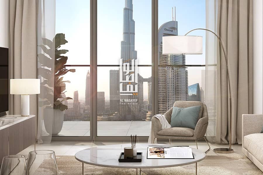 Only 5% for Booking Luxury 2BR| Burj Khalifa and dancing fountain view