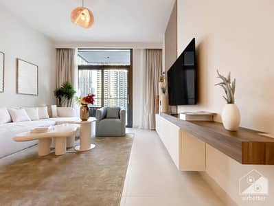 3 Bedroom Apartment for Rent in Downtown Dubai, Dubai - Crown Tower - 1507-Living - 5. jpg 3 Bedroom Apartment for Rent in Downtown Dubai, Dubai - Crown Tower - 1507-Living - 5. jpg