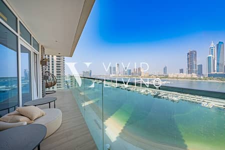 3 Slaapkamers Appartement te Huur in Dubai Harbour, Dubai - Appartement in Dubai Harbour，Emaar Beachfront，Sunrise Bay，Sunrise Bay Tower 1, 3 slaapkamers, 450000 AED - 16072702