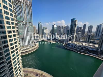 1 Bedroom Flat for Rent in Dubai Marina, Dubai - High Floor | Full Marina View | Mid Size