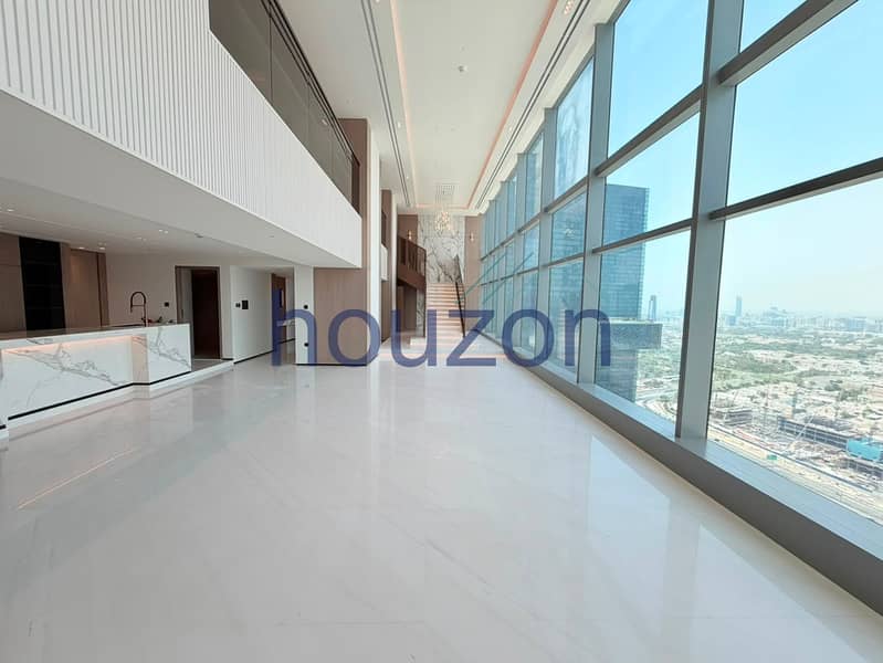 Modern Duplex 3BR+M/R Penthouse | Burj View Modern Duplex 3BR+M/R Penthouse | Burj View