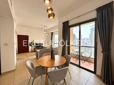 1 Bedroom Flat for Rent in Jumeirah Beach Residence (JBR), Dubai - Fully Furnished | High Floor | Vacant