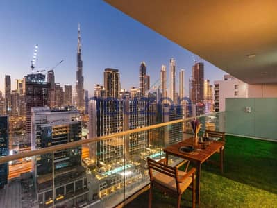 2 Bedroom Flat for Sale in Business Bay, Dubai - Modern 2BR | High Floor | Burj View | Furnished
