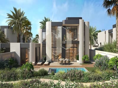 5 Bedroom Villa for Sale in Yas Island, Abu Dhabi - 5BR INLAND - BACK. jpg