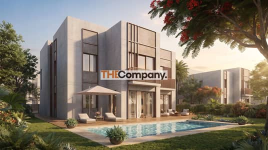 4 Bedroom Villa for Sale in Al Shamkha, Abu Dhabi - Modern Dark Scheme | Double Row | Luxury Living