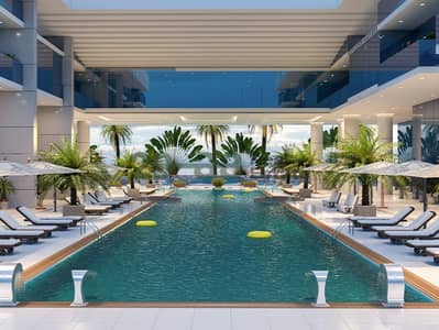 1 Schlafzimmer Wohnung zum zum Verkauf in Jumeirah Village Circle (JVC), Dubai - Pool-7. jpg