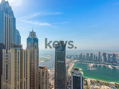 4 Bedroom Flat for Rent in Dubai Marina, Dubai - 4BR + Maid | Full Furnished | Panoramic View