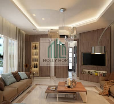 7 Slaapkamers Villa te Koop in Al Sa'adah, Abu Dhabi - غرفة-معيشة-بالوان-متناسقة. jpg 7 Slaapkamers Villa te Koop in Al Sa'adah, Abu Dhabi - غرفة-معيشة-بالوان-متناسقة. jpg