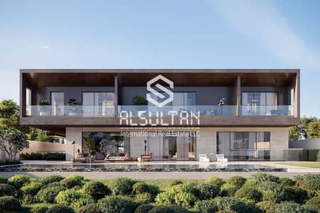 7 Bedroom Villa for Sale in Al Hudayriat Island, Abu Dhabi - Heights Type 7 - Backview. jpg