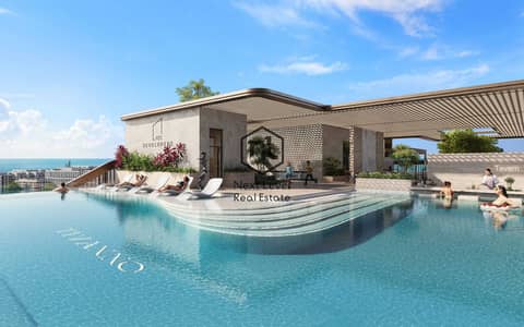 2 Camere Appartamento in vendita a Dubai Islands, Dubai - AYSTI_07_Pool_High. webp 2 Camere Appartamento in vendita a Dubai Islands, Dubai - AYSTI_07_Pool_High. webp
