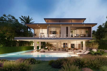 5 Bedroom Villa for Rent in Tilal Al Ghaf, Dubai - G+2 | Basement | Private Pool | Beach Access