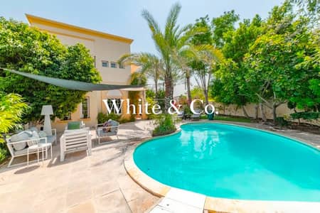 3 Bedroom Townhouse for Rent in The Springs, Dubai - Lake Backing | Private Pool | Corner Plot
