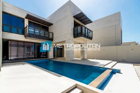 6 Bedroom Villa for Sale in Saadiyat Island, Abu Dhabi - Single Row |End Villa |Private Pool |Drivers Room