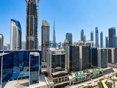 1 Bedroom Flat for Rent in Business Bay, Dubai - 1BR | High Floor | Burj Khalifa View