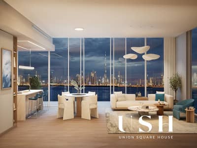 شقة 1 غرفة نوم للبيع في الخليج التجاري، دبي - The Quayside - living room -night. png شقة 1 غرفة نوم للبيع في الخليج التجاري، دبي - The Quayside - living room -night. png