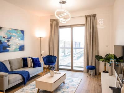 1 Bedroom Flat for Rent in Al Furjan, Dubai - Furnished | High Floor | Laundry room