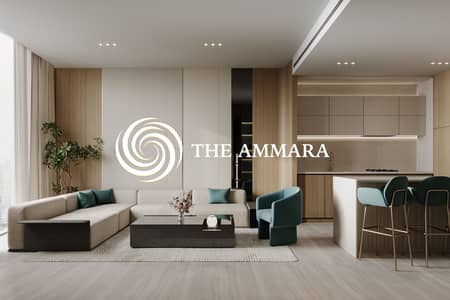 2 Bedroom Apartment for Sale in Business Bay, Dubai - Aquarise Living Room-1. jpg