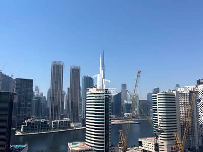 Studio for Rent in Business Bay, Dubai - Burj Khalifa View | Furnished | Multiple Cheques