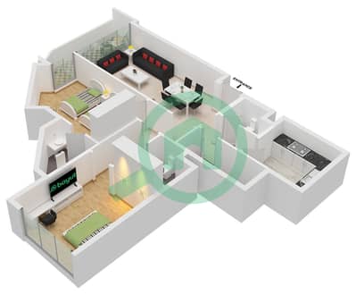 Infinity Tower - 2 Bedroom Apartment Unit 06 FLOOR TYPICAL Floor plan