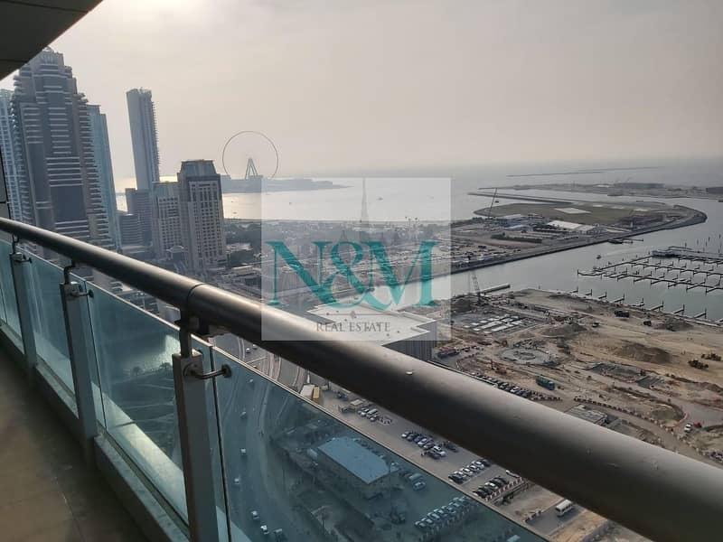 Stunning Sea and Dubai Ain view | Bright and spacious |Fully furnished |