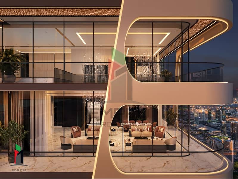 Пентхаус в Бизнес Бей,Bayz 102 by Danube, 5 спален, 35270000 AED - 16100835 Пентхаус в Бизнес Бей,Bayz 102 by Danube, 5 спален, 35270000 AED - 16100835