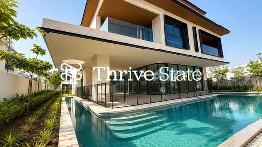 5 Bedroom Villa for Rent in Tilal Al Ghaf, Dubai - Elysian Mansion | Iconic Park Lane Corner