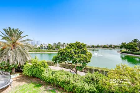 5 Bedroom Villa for Rent in The Meadows, Dubai - Fully Renovated | Elevator | Lake View