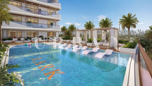 2 Bedroom Flat for Sale in Dubai Land Residence Complex (DLRC), Dubai - AARK DEVELOPMENT_Exterior_Pool 01_8K. jpg
