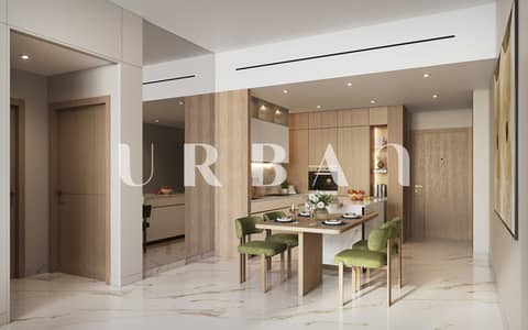 1 Bedroom Flat for Sale in Dubai Land Residence Complex (DLRC), Dubai - AARK DEVELOPMENT_Interior_2BR Kitchen Room_8K. jpg