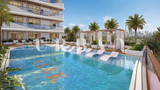 2 Schlafzimmer Wohnung zum zum Verkauf in Dubai Land Residence Complex (DLRC), Dubai - AARK DEVELOPMENT_Exterior_Pool 01_8K. jpg