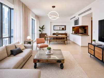 2 Bedroom Apartment for Rent in Downtown Dubai, Dubai - Well Maintained|Open Views|Spacious|High Floor