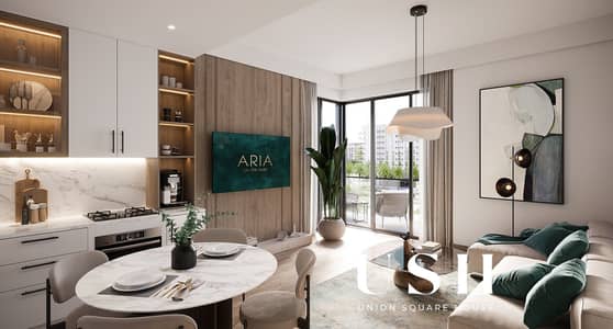 فلیٹ 1 غرفة نوم للبيع في تاون سكوير، دبي - nshama-aria_on_the_park-town_square-cgi-004. jpg