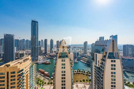 2 Bedroom Flat for Rent in Jumeirah Beach Residence (JBR), Dubai - Mid Floor | Marina View | Prime JBR Location