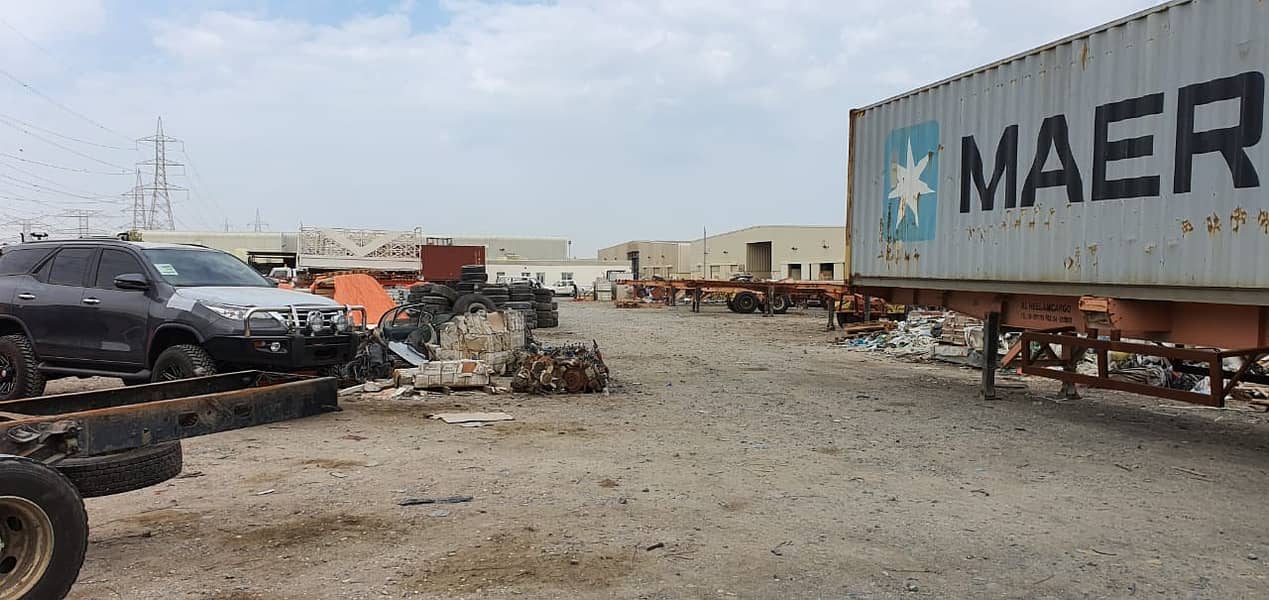 40000 square feet Open Land with builtin offices available in Industrial area no 18, Sharjah